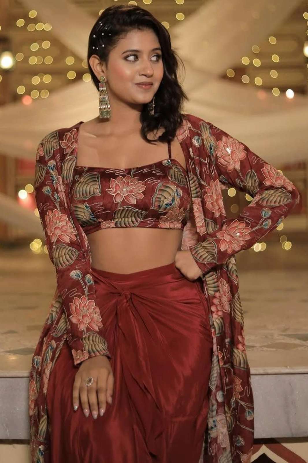 SHRI BALAJI EMPORIUM BE 309 THREE PIECE WESTERN OUTFIT FOR TRENDY WEDDING SEASON