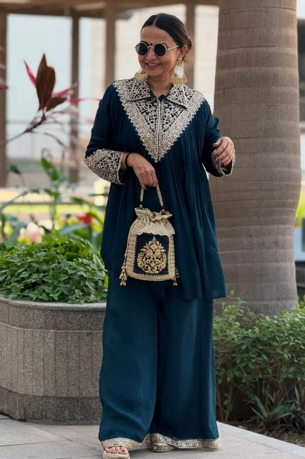Shri Balaji Emporium DV 24803 Heavy Chinon Designer Sharara With Top