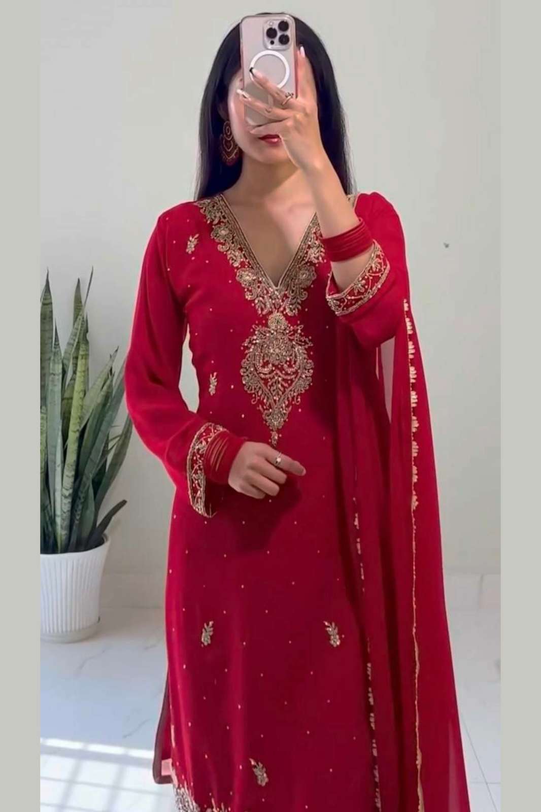 Shri Balaji Emporium DV 24855 Heavy Faux Georgette Designer Suit
