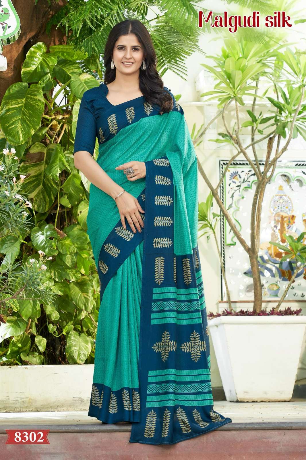 Shri Balaji Emporium MALGUDO SILK Formal Wear Designer Silk Saree