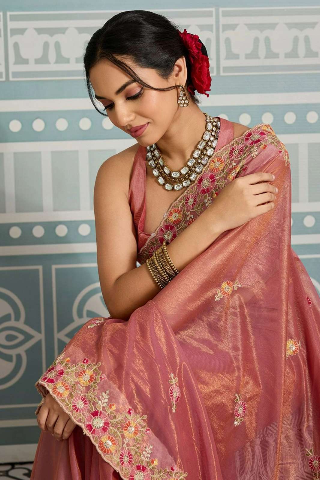 Shri Balaji Emporium Party Wear Fendy Soft Net Saree