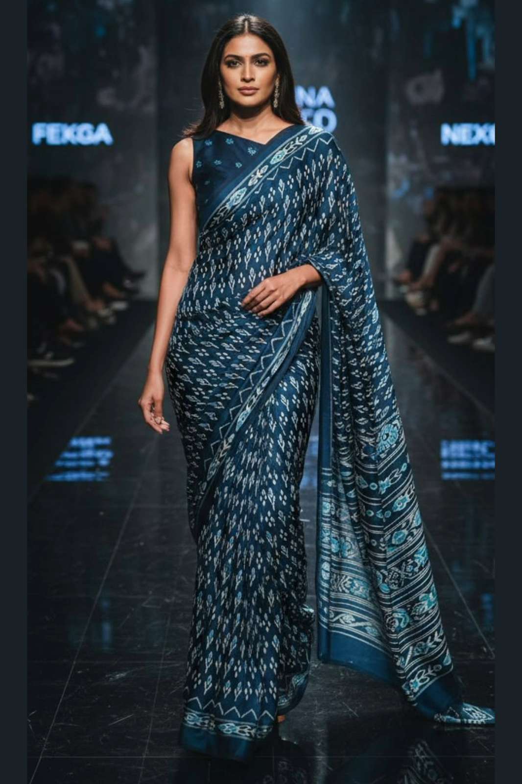 Shri Balaji Emporium Party Wear Soft Star Georgette Saree