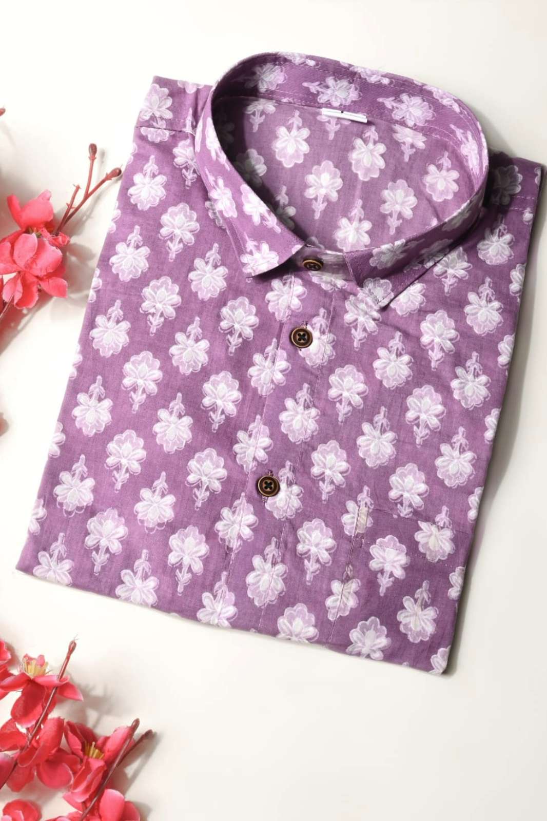 Shri Balaji Emporium RF15726 Ready to Wear 100% Pure Cotton Mens Shirt 