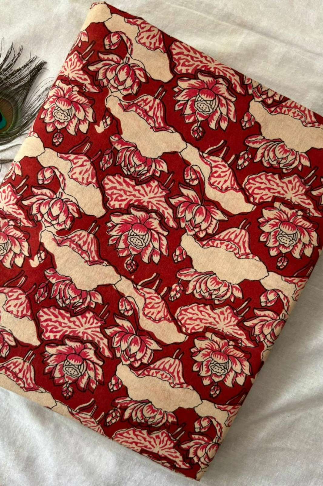 Shri Balaji Emporium RF15828 Hand block Print Cotton Running Fabric Matrials