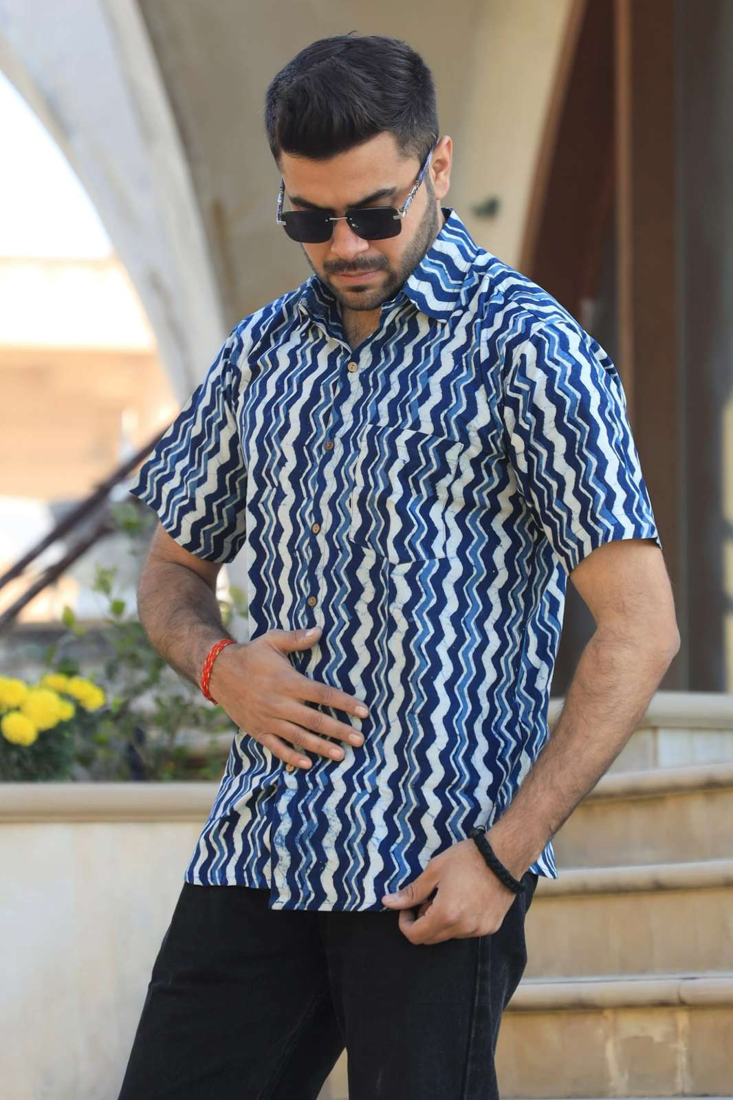 Shri Balaji Emporium RF16183 Ready to Wear 100% Pure Cotton Mens Shirt