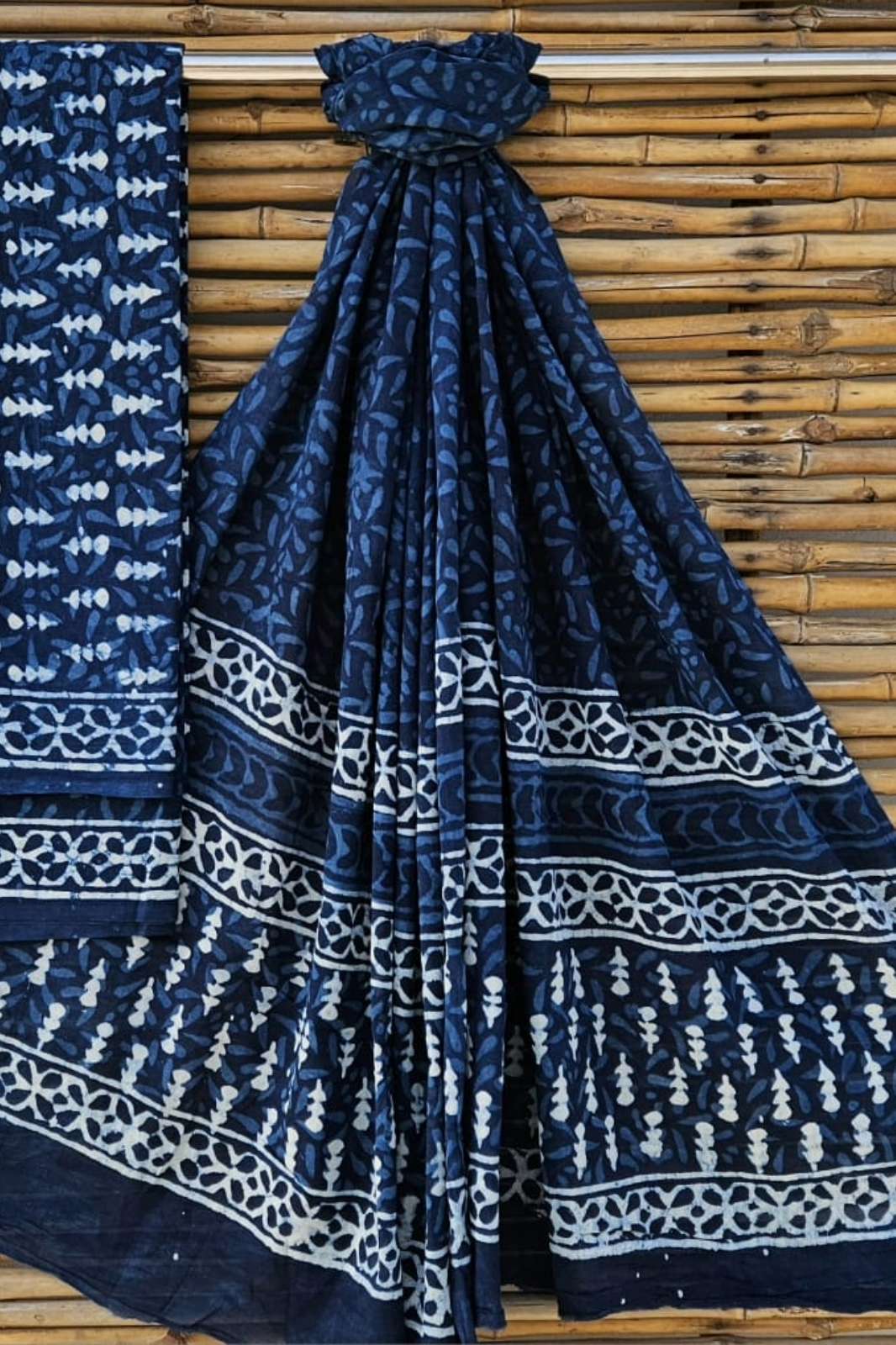 Shri Balaji Emporium RF16707 Textilemela Bagru Hand Block Printed Cotton Suits