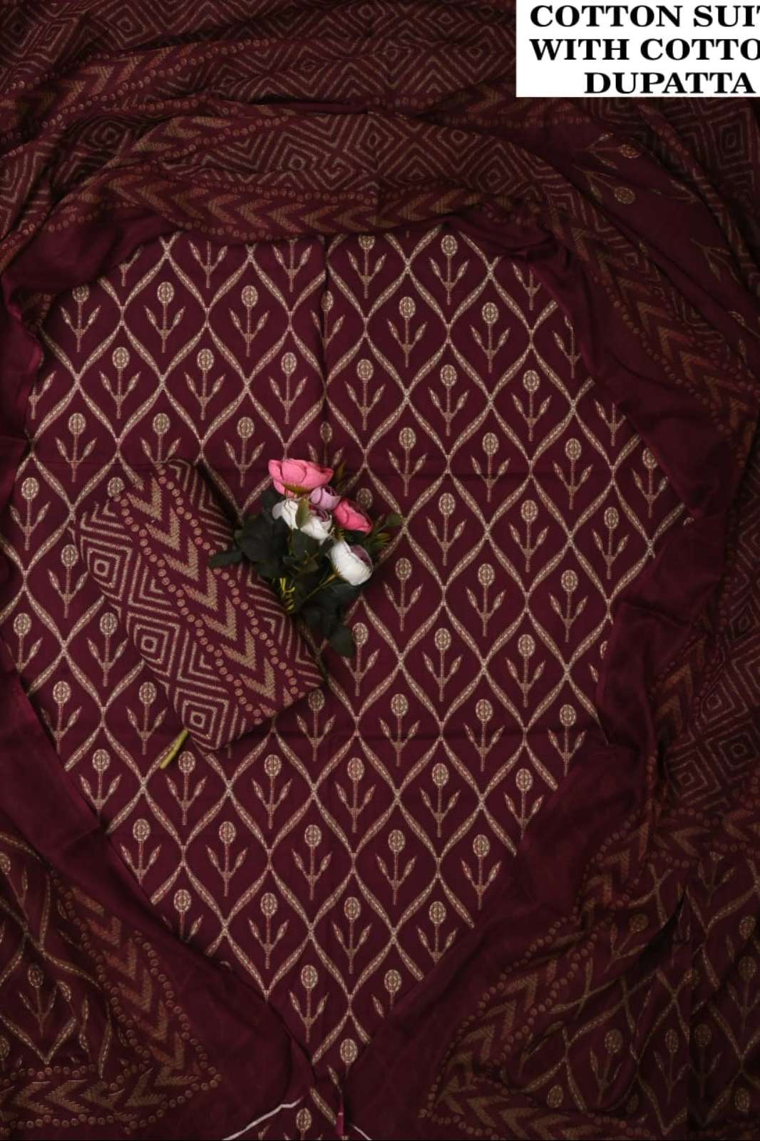 Shri Balaji Emporium RF16906 Bagru Hand Block Printed Pure Cotton Unstitched Suits