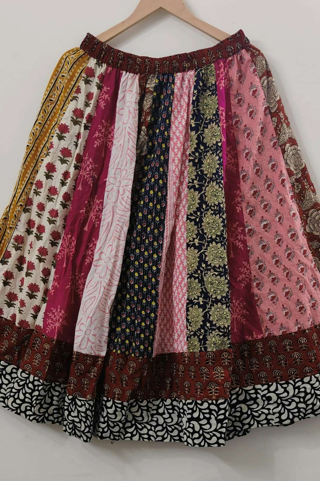 Shri Balaji Emporium RF16915 Bagru hand block printed cotton Navratri Skirt 