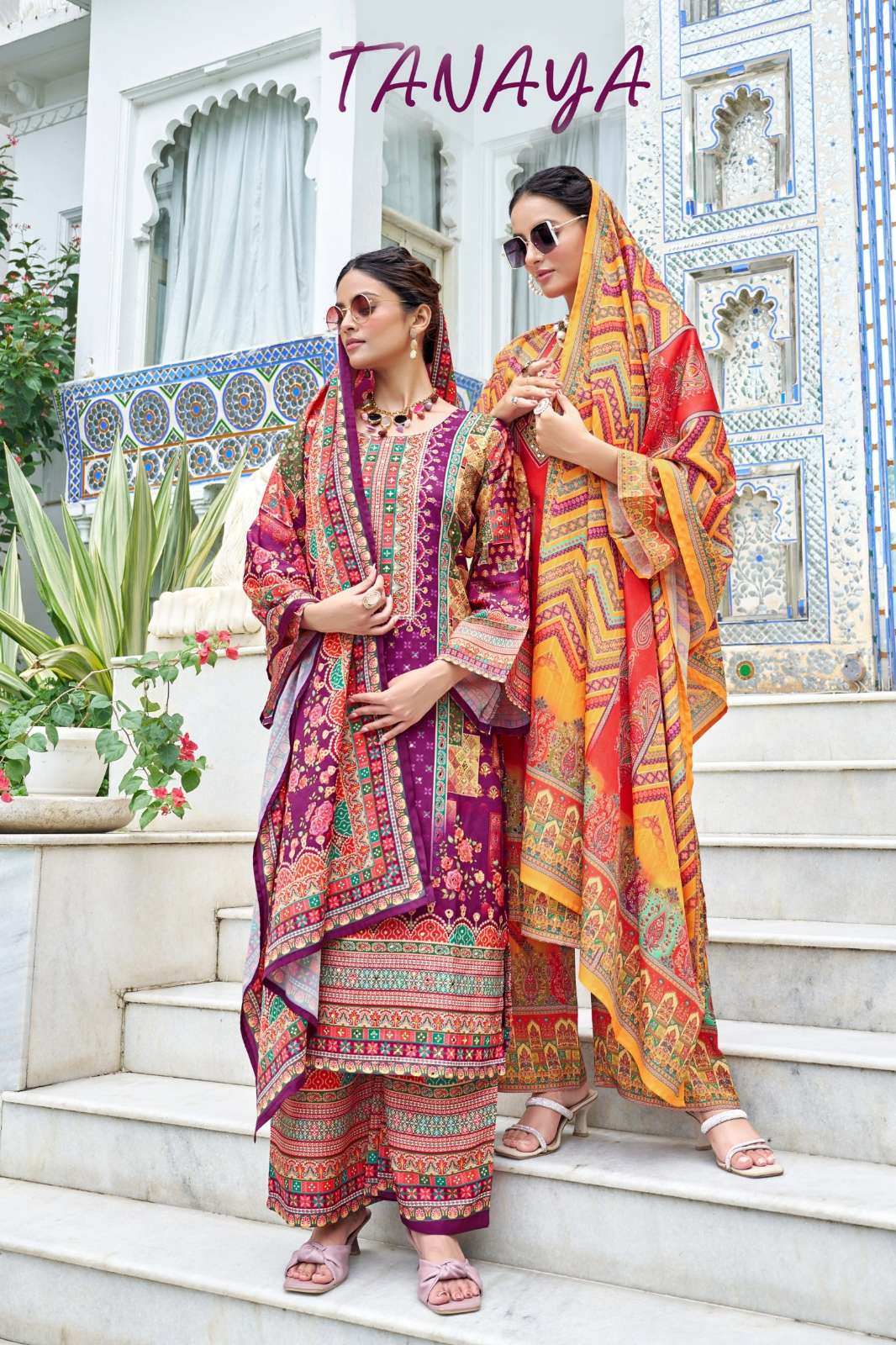 Shri Balaji Emporium TANAYA Pure Crepe Silk Pakistani Suit