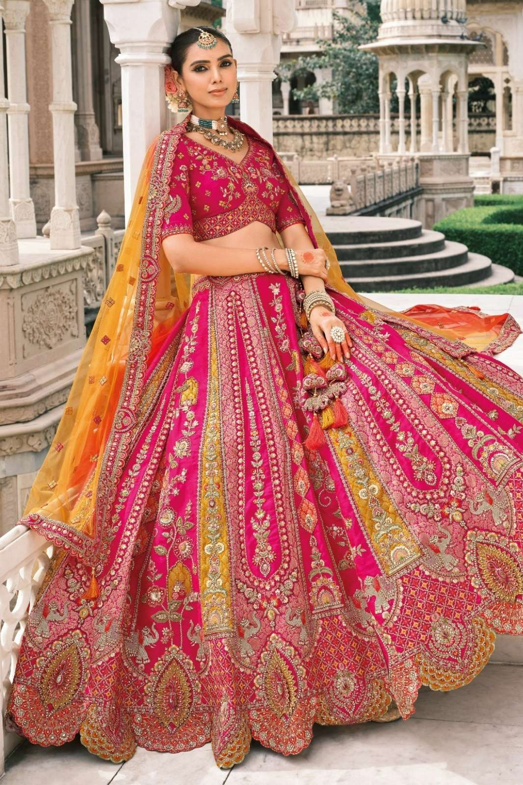 Tathastu Anaara 7900 Series 7901 To 7915 Embroidery Designer Work Fancy Silk Lehenga Choli