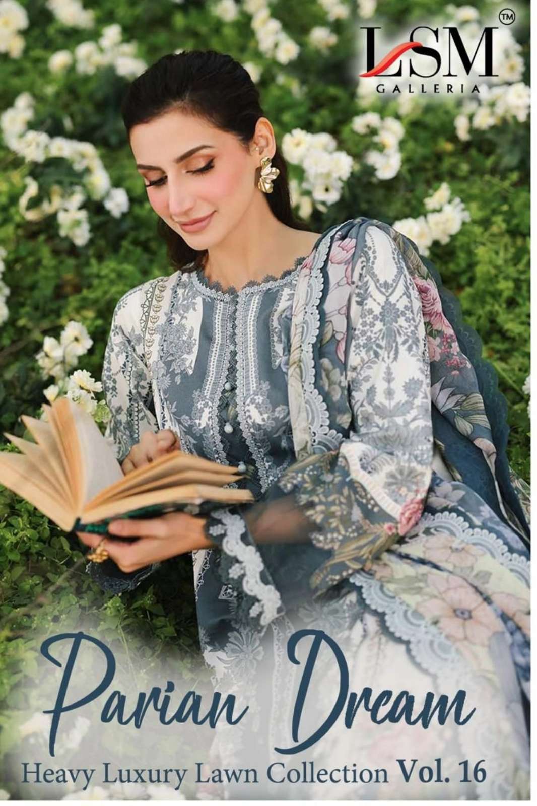 TEXTILEMELA LSM PARIAN DREAM HEAVY LUXURY LAWN COLLECTION VOL 16 