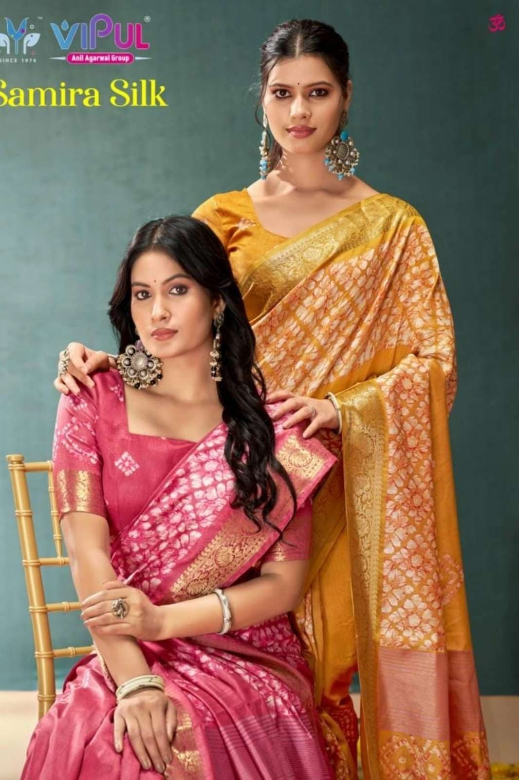 Vipul Samira silk 91305 to 91310 Indian Women Bhagalpuri Silk Saree