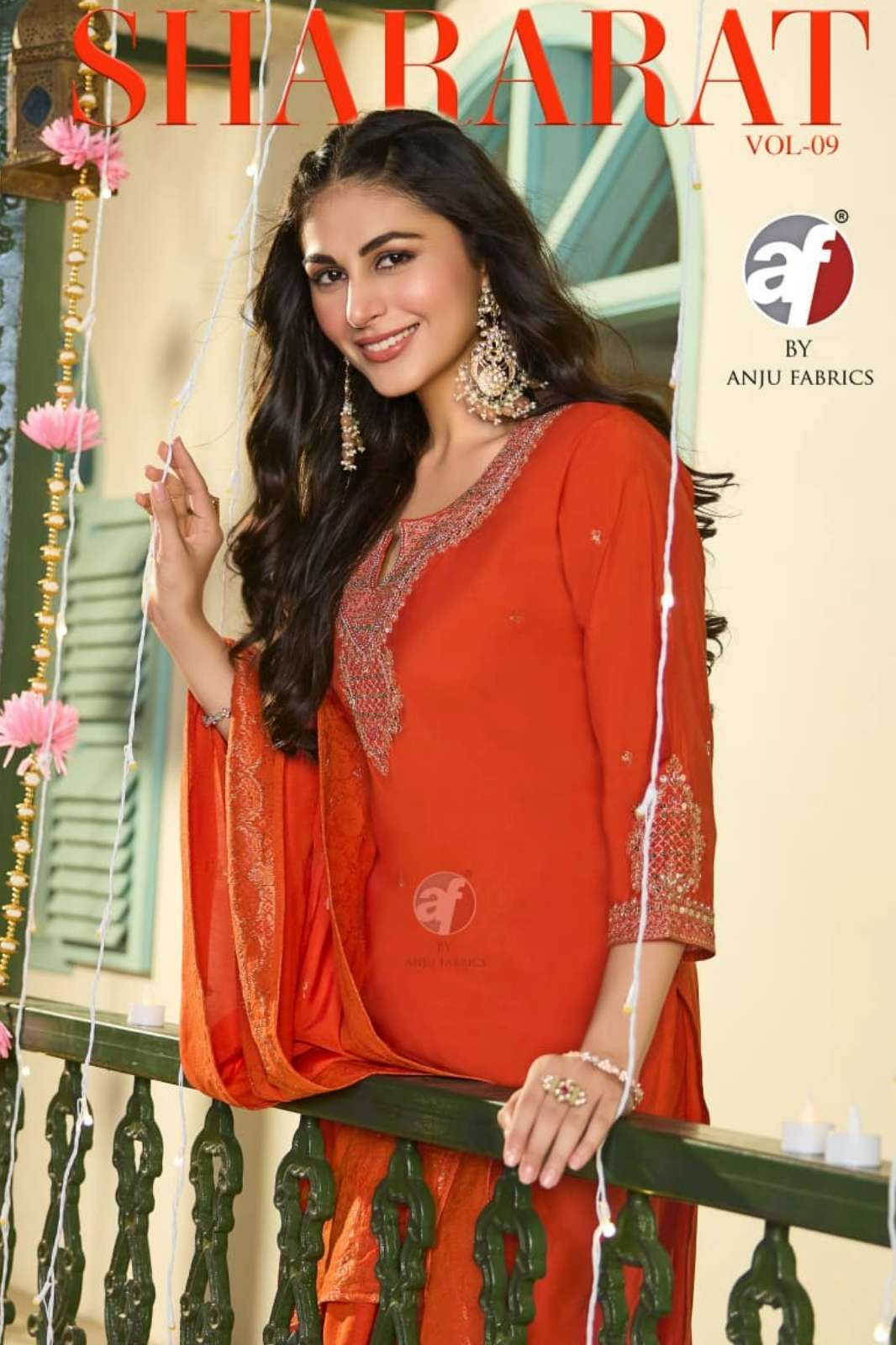 Anju Fabrics SHARARAT VOL 9 Ready to Wear Modal Silk Suit with Embroidery Work