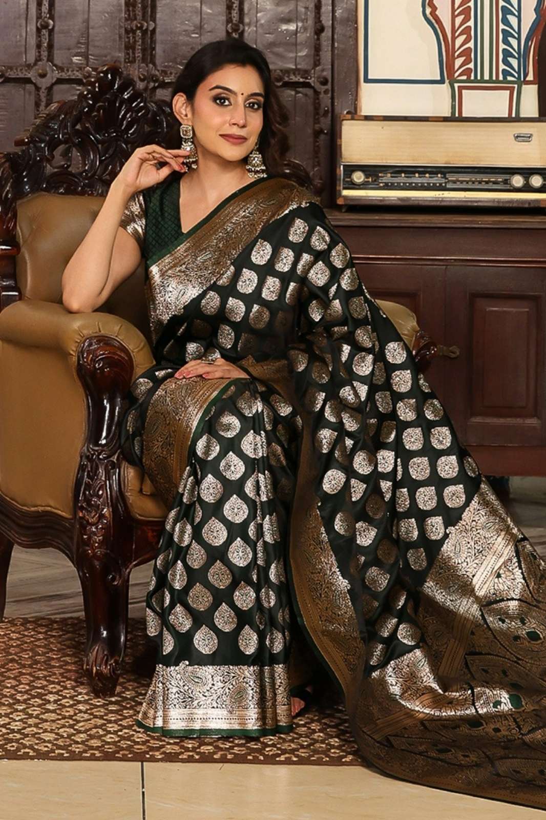 ASTITA ELEGANCE VOL 02 2001 TO 2006 SILK BLEND DESIGNER SAREE