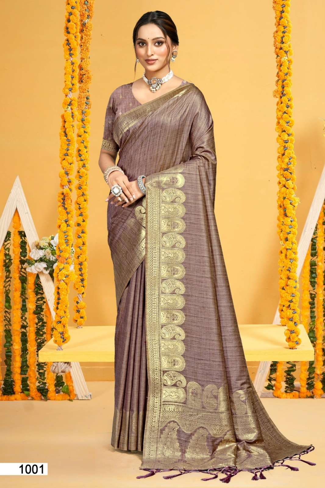 BUNAWAT ASIKA SILK 1001 TO 1006 ASSAM SILK DESIGNER SAREE