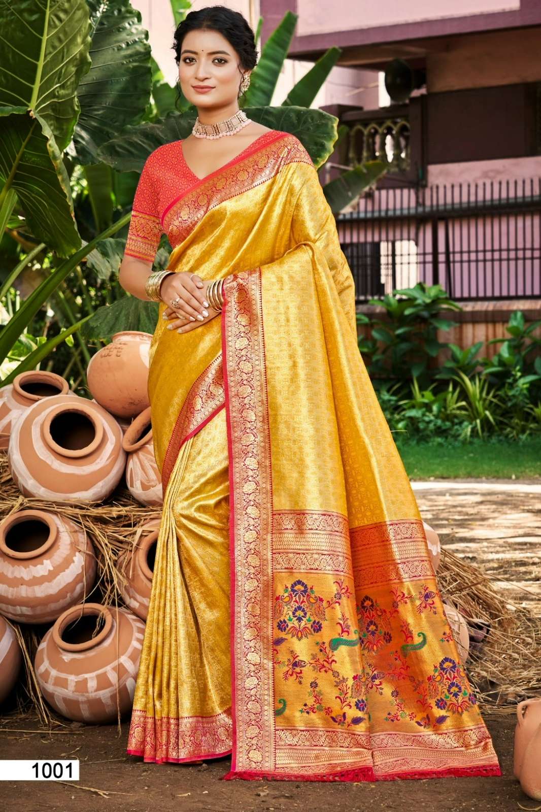 Bunawat Devyani Silk Vol 2 1001 to 1006 Kanjivaram Silk Saree