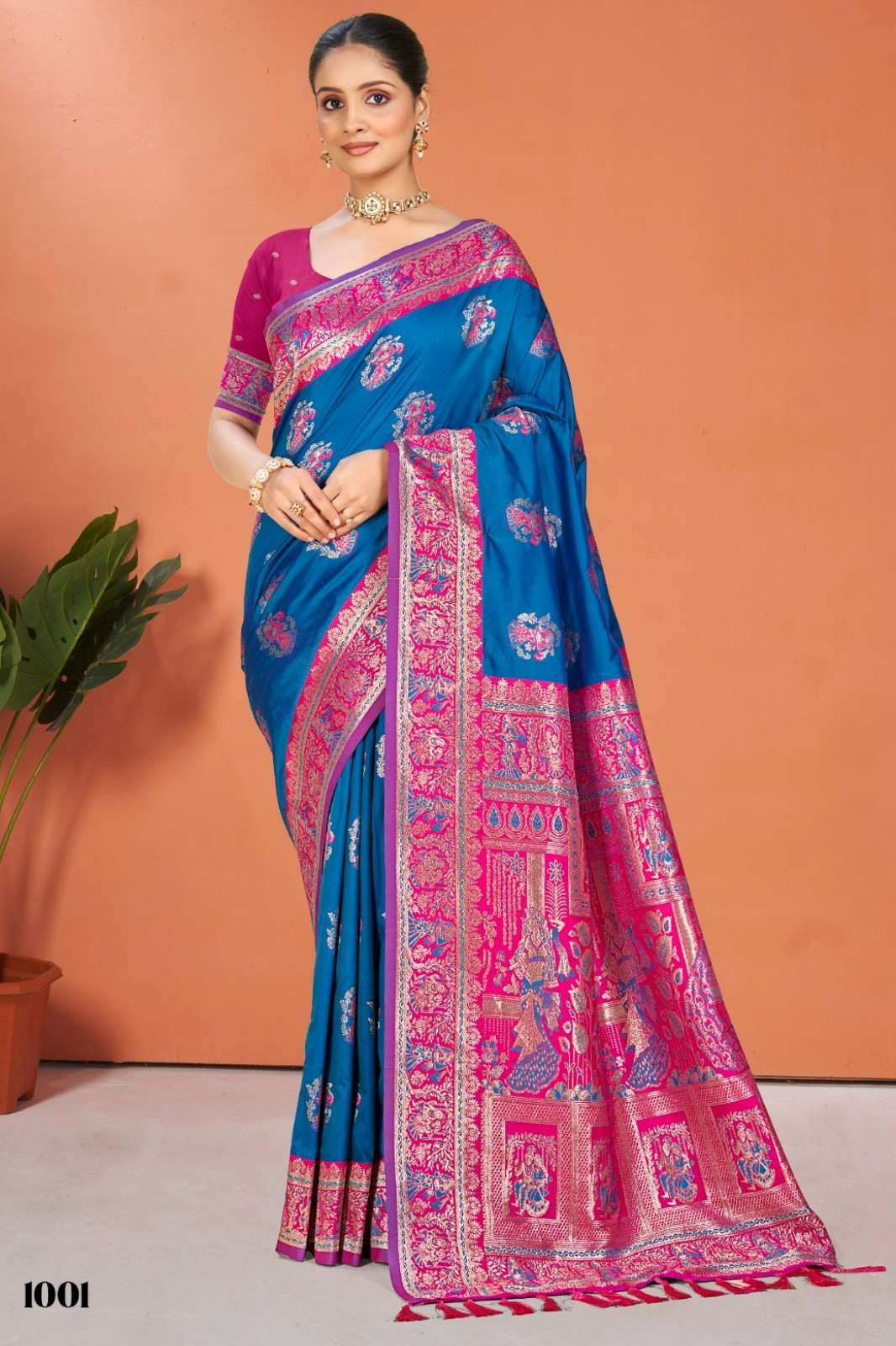 Bunawat SURSANGAM VOL 08 1001 TO 1006 Silk Designer Saree
