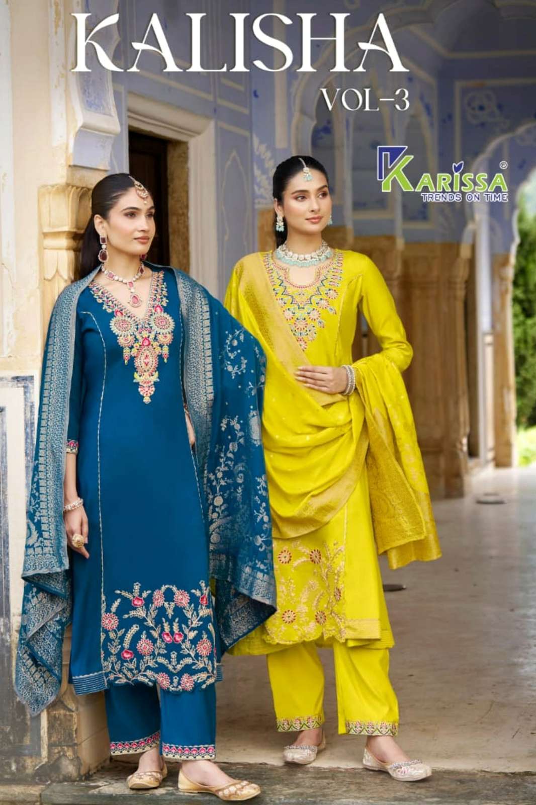 Karissa KALISHA VOL 3 Ready to Wear Premium Viscose Roman Silk Suit 