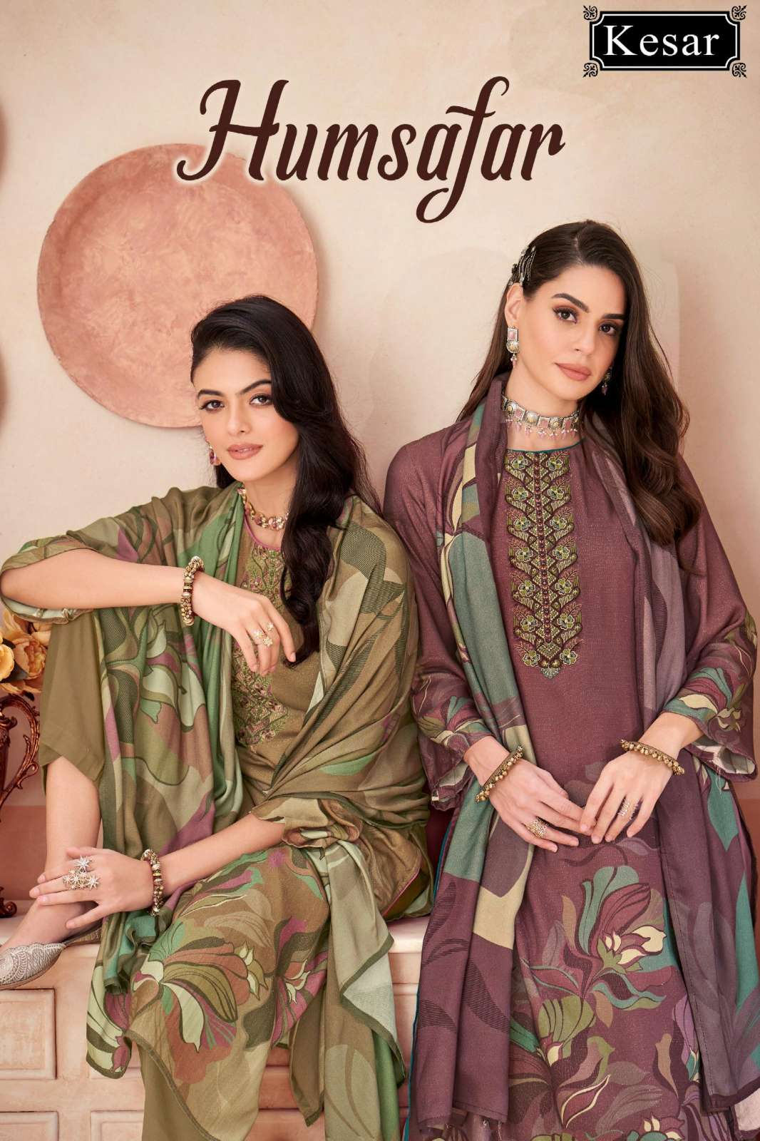 KESAR Humsafar 2001 PURE VISCOSE PASHΜΙΝΑ SHIMMER DIGITALLY PRINTED SUIT 