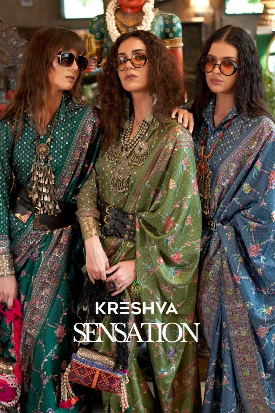 Kreshva Sensation 4197 To 4202 High Quality Super Silk Saree