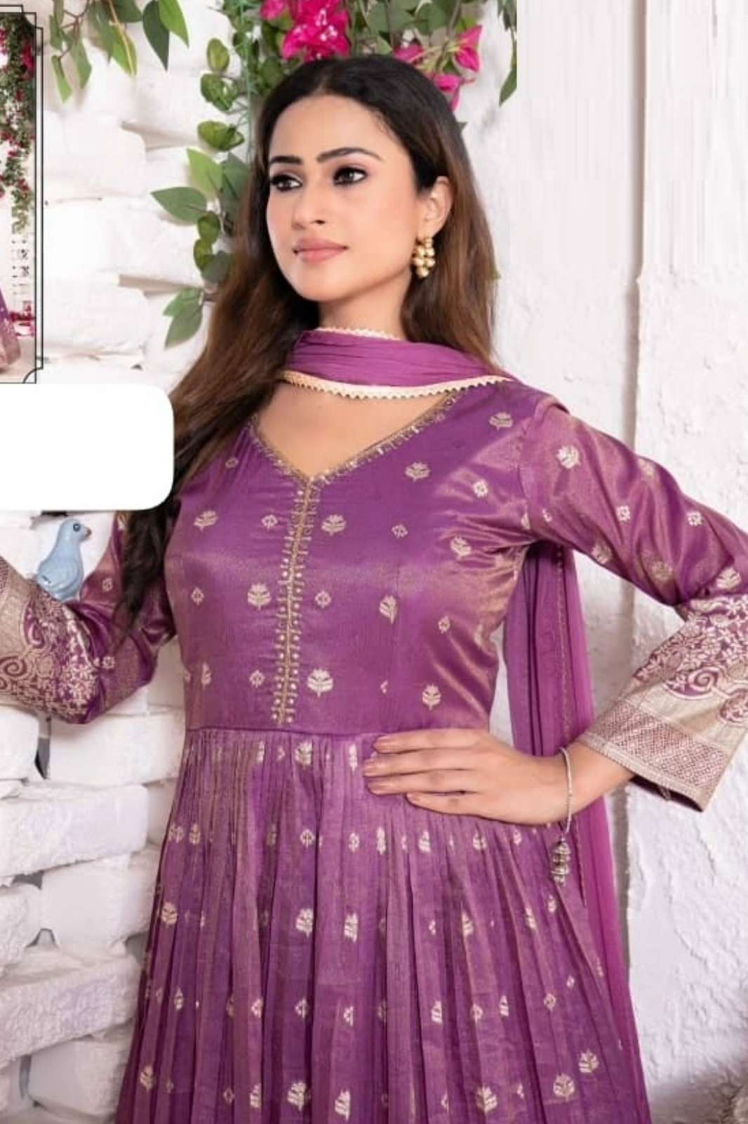 Lapink 17553 Ready to Wear Fandy Moti & Hand Work Gown 