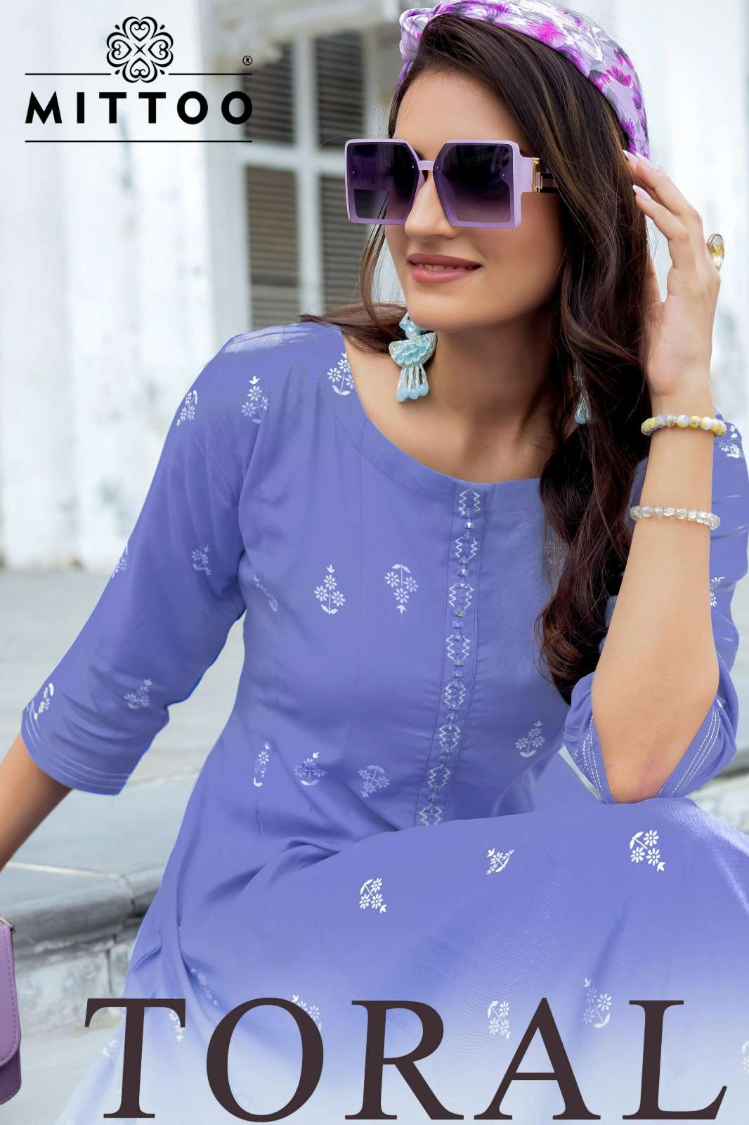 Mittoo TORAL Ready to Wear Rayon Beautiful Printed Kurti with Pocket