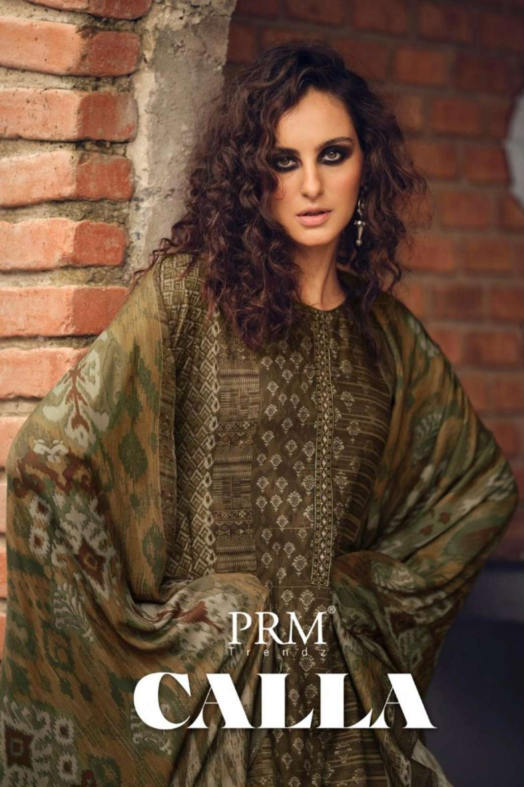 PRM Trendz CALLA Viscos Pashmina Digital Printed Suit with Fency Work