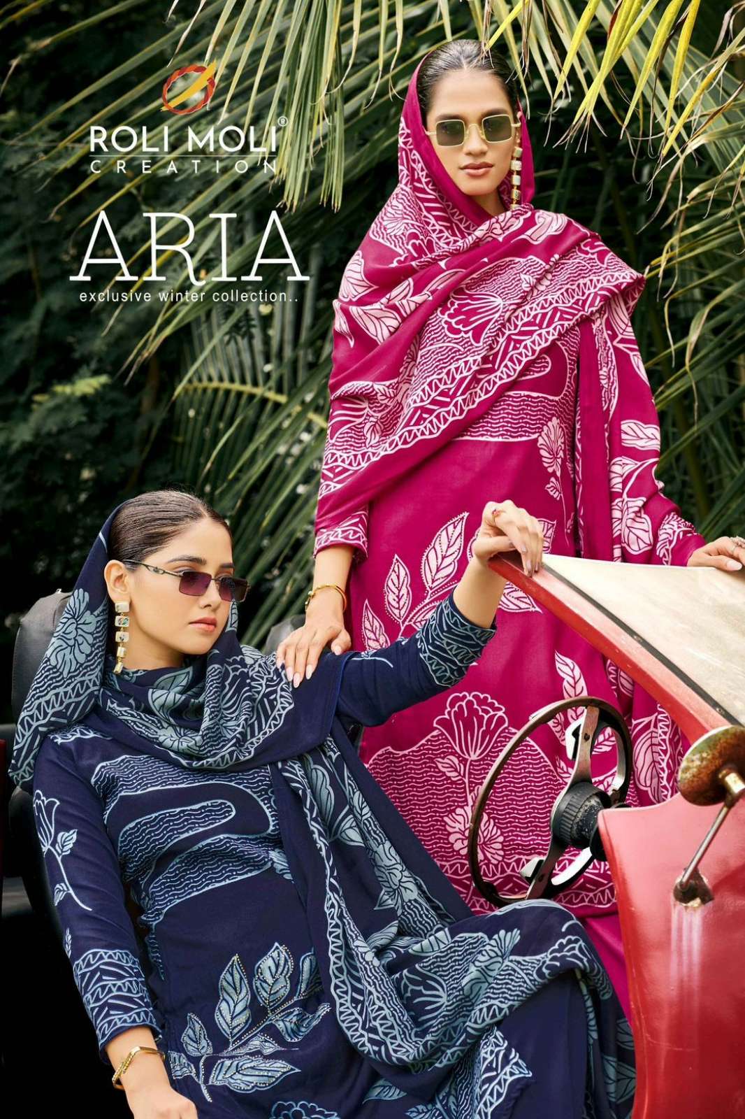 Roli Moli ARIA Pashmina Pakistani Suit with Siroski Diamond Work