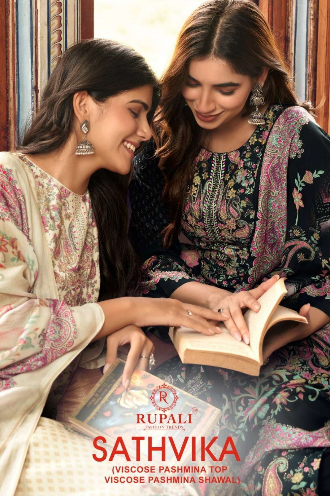 RUPALI SATHVIKA PURE VISCOSE PASHMINA SUIT WITH DIGITAL PRINTED