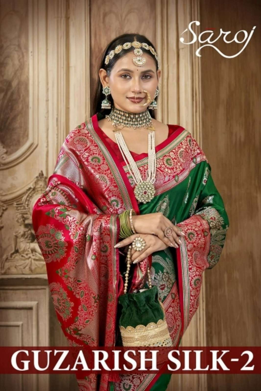 Saroj Guzarish silk 2 Silk Designer Contrast Pallu Saree