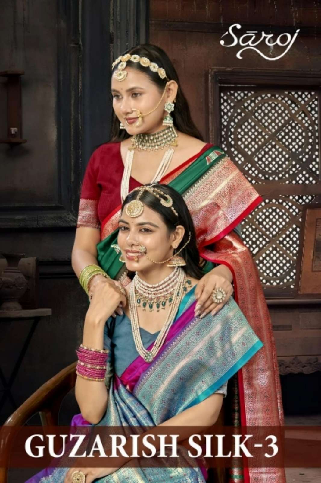 Saroj Guzarish silk 3 Silk Designer Contrast Pallu Saree