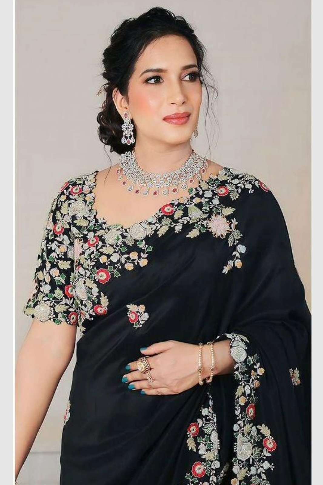 Shri Balaji Emporium KK BIJLI Heavy Soft Georgette Designer Saree