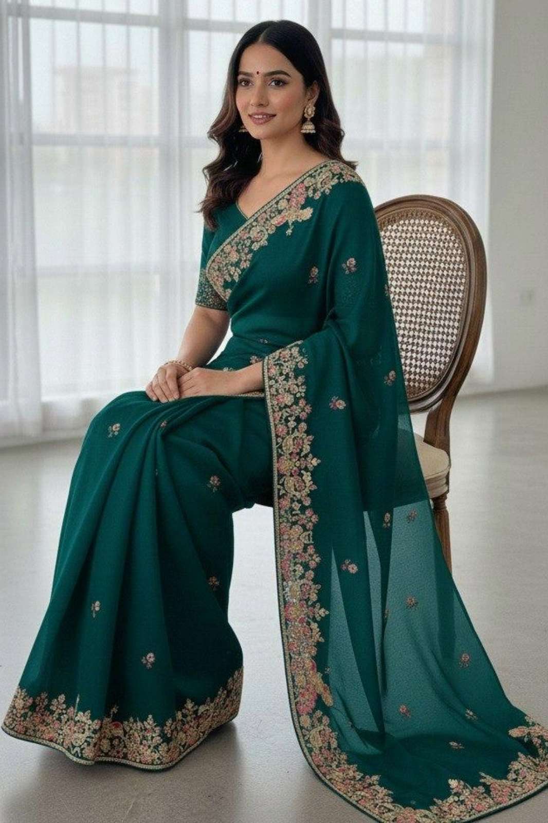 Shri Balaji Emporium Party Wear Designer Party Wear Jimmy Chu Saree