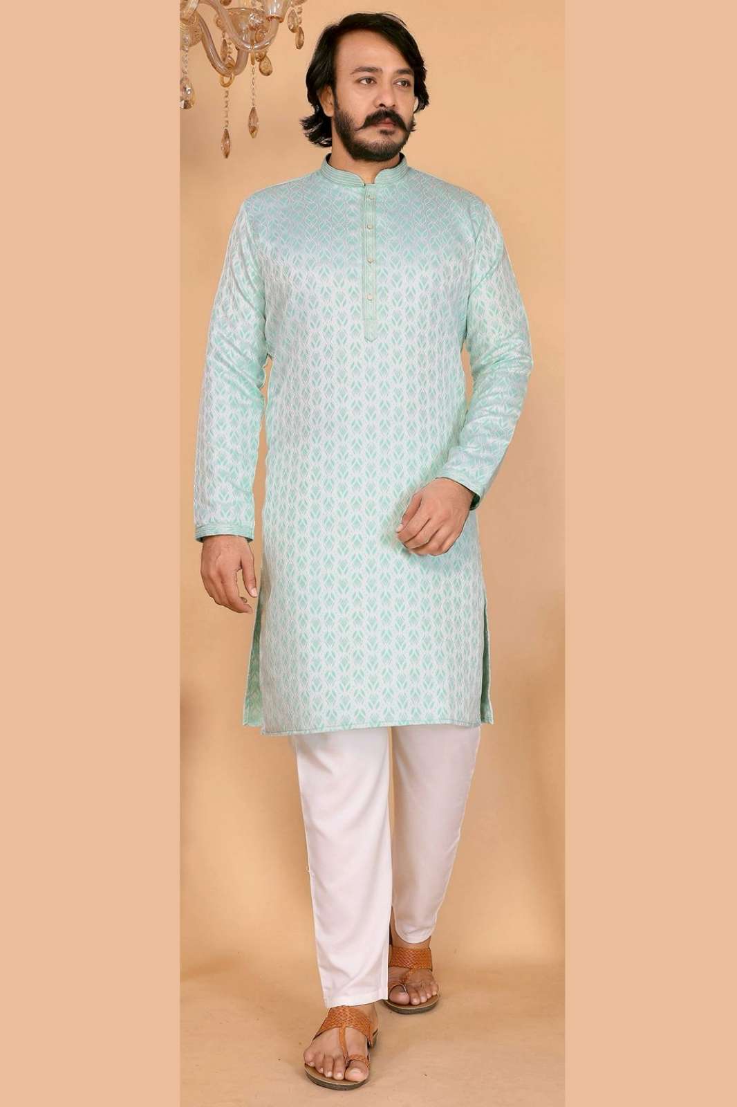 Shri Balaji Emporium Premium Ethnic Wear Heavy Jacquard Silk Kurta Pajama