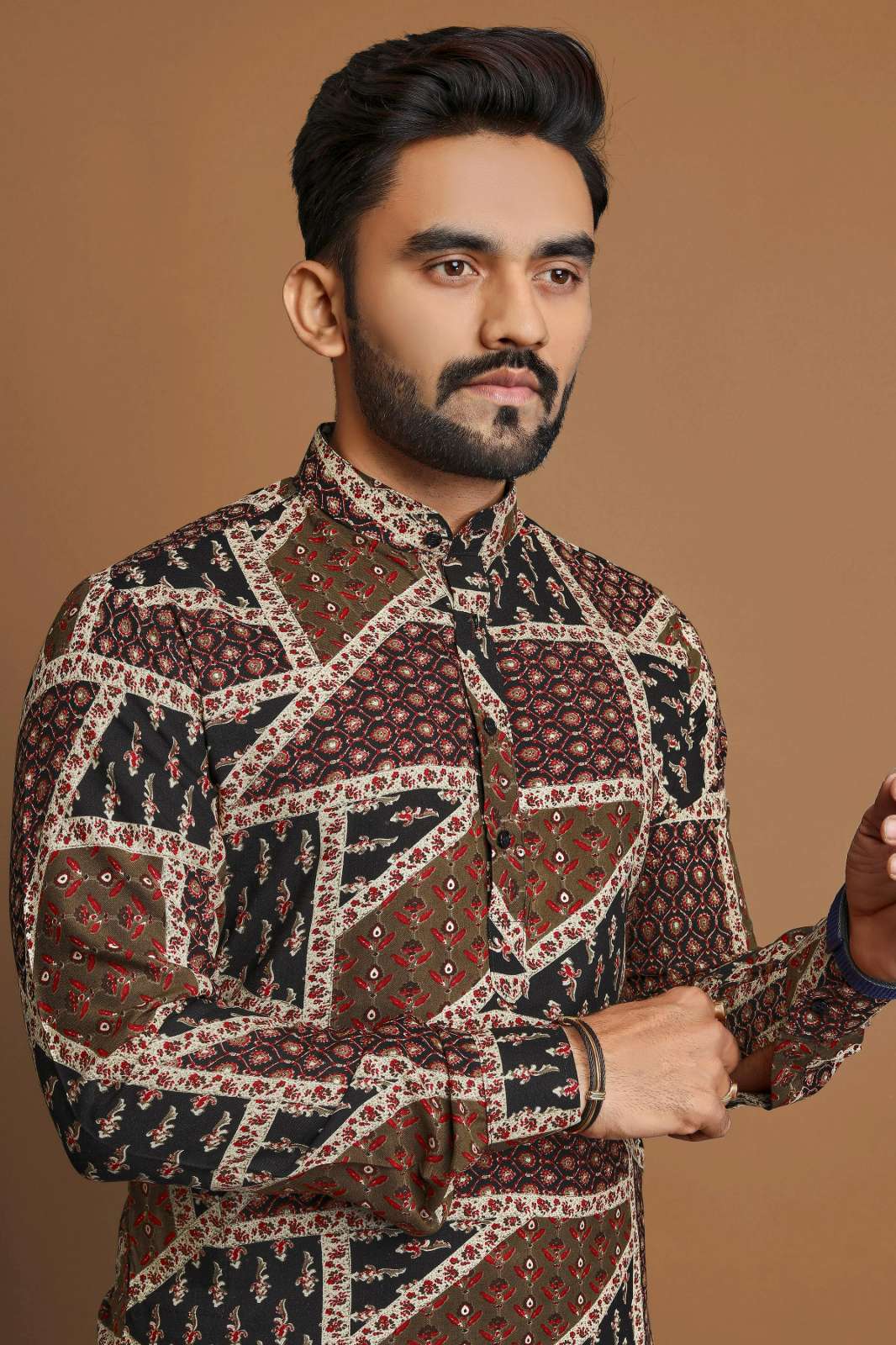 Shri Balaji Emporium Premium Soft Cotton Foil Printed Kurta Pajama