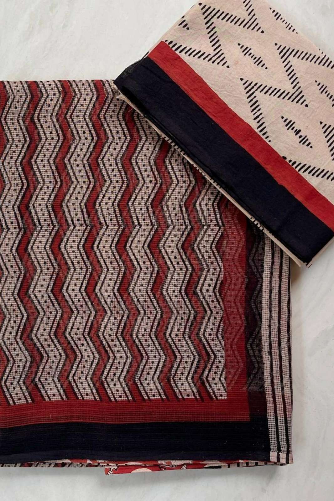 Shri Balaji Emporium RF 17876 Pure KotaDoria Hand Block Printed Saree 