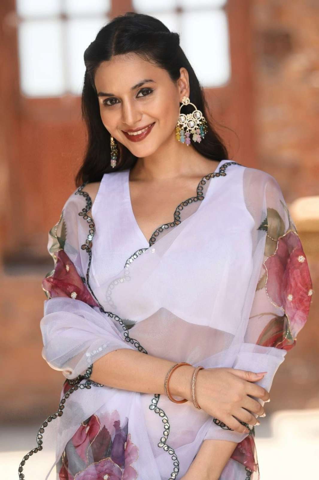 Shri Balaji Emporium VK4231 Soft Pure Organza Handwork Sarees 