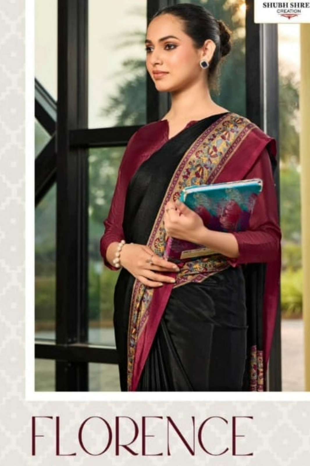 SHUBH FLORENCE 101 TO 109 FORMAL WEAR DESIGNER SILK SAREE