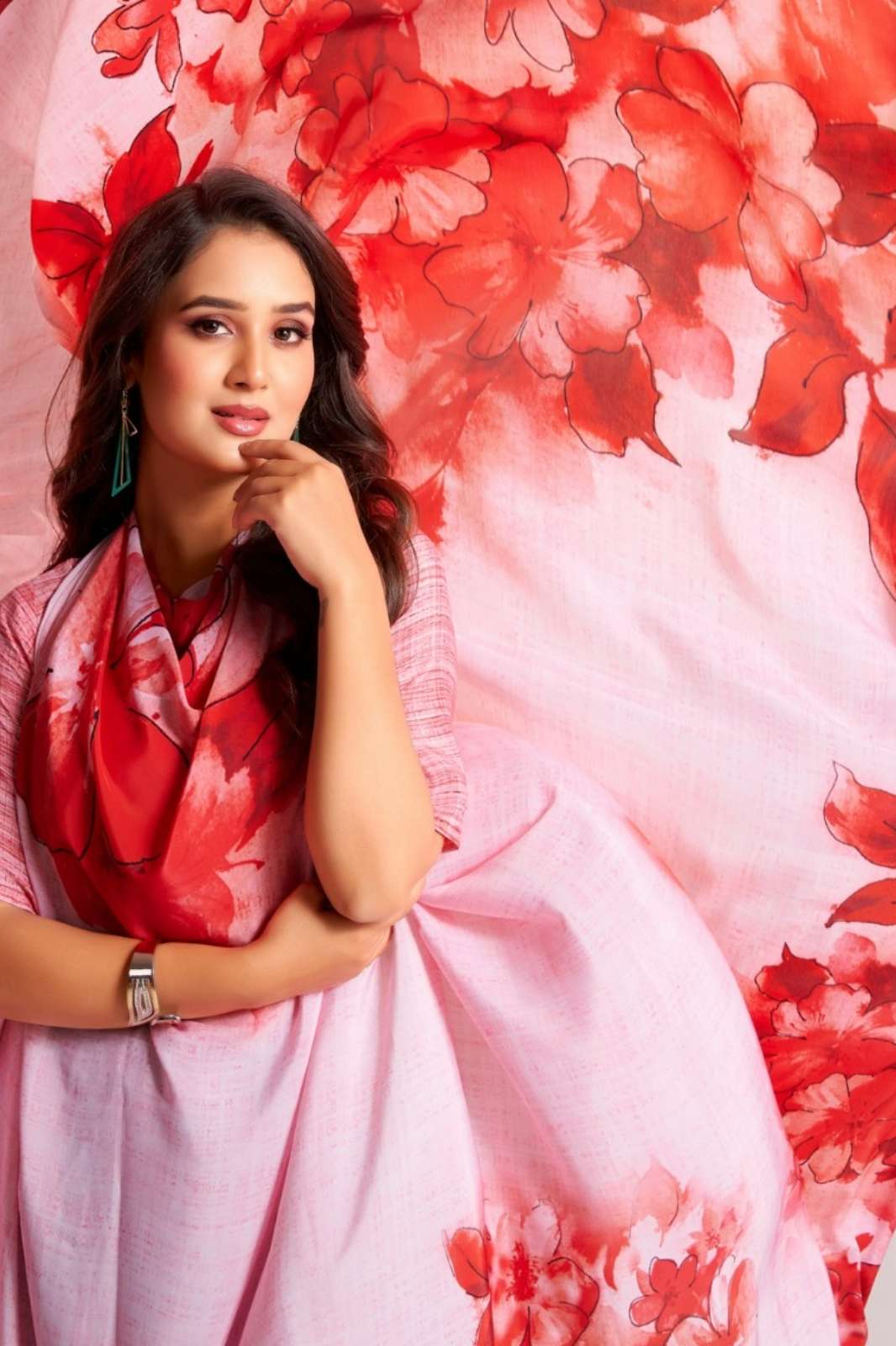 SUSHMA ATTRACTION 52001 TO 52013 CREPE DESIGNER SAREE