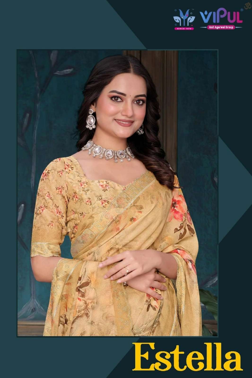 Vipul ESTELLA 87984 TO 87995 Dola Moss Designer Saree