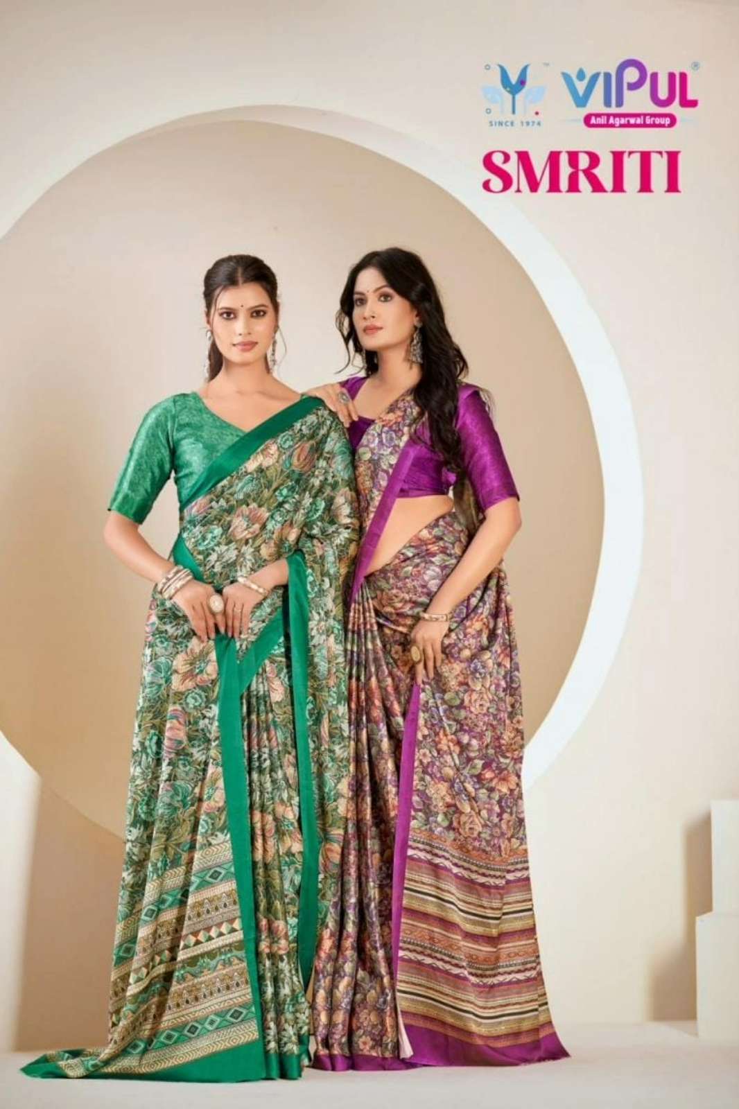Vipul SMRITI 91170 To 91178 Satin Silk Designer Saree