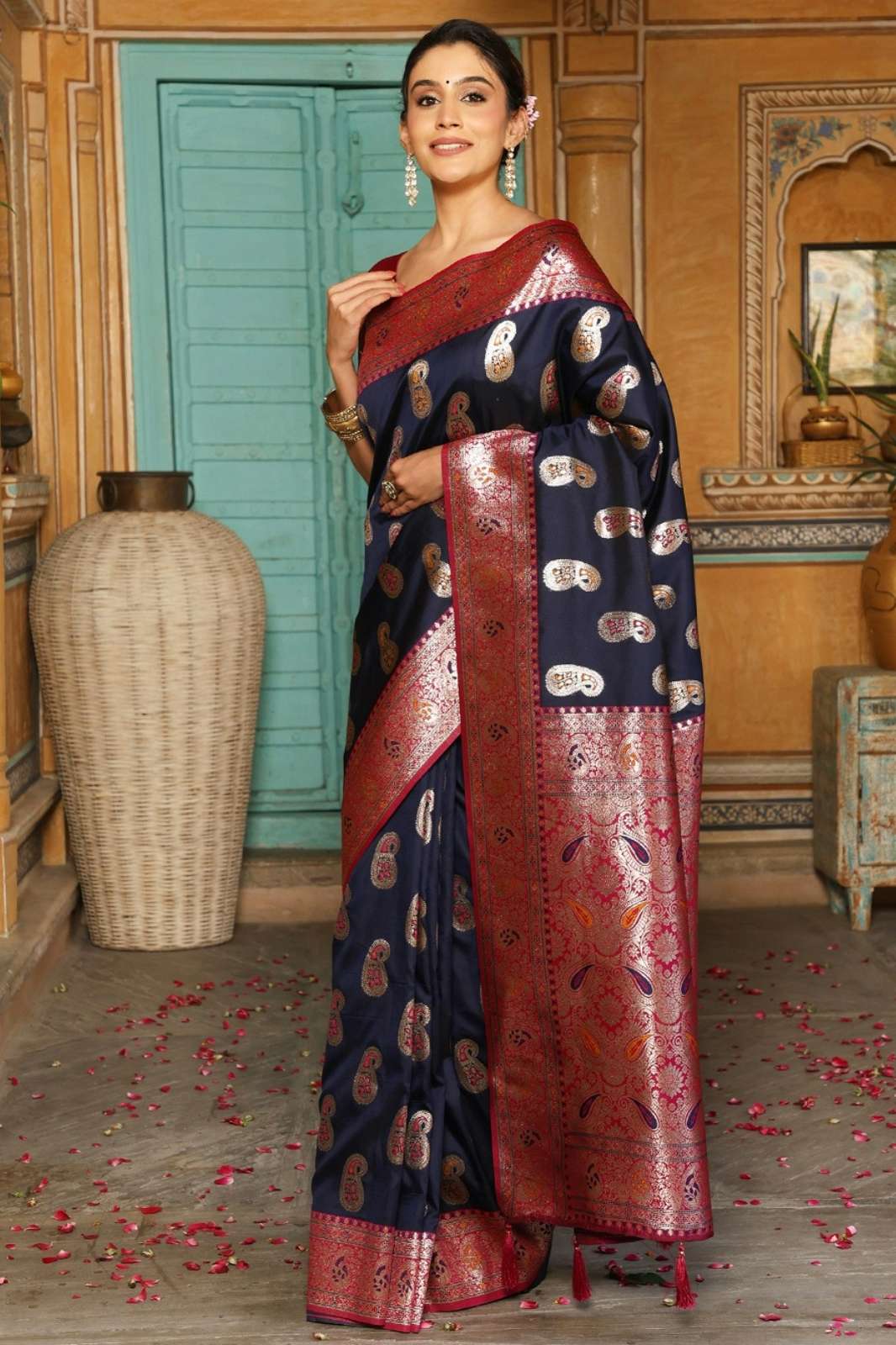ASTITA MRIDULA SILK VOL 02 2001 TO 2005 SILK BLEND DESIGNER SAREE 