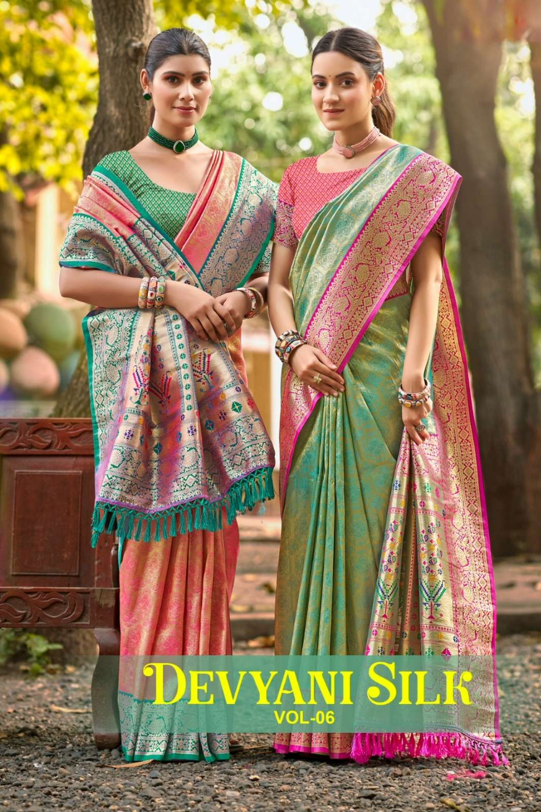 Bunawat Devyani Silk VOL 6 1001 TO 1006 Kanjivaram Silk Saree 