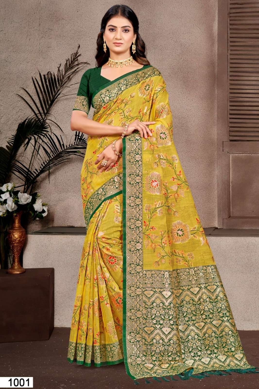 Bunawat LITTLE CHAMP 1001 TO 1006 Cotton Silk Designer Saree