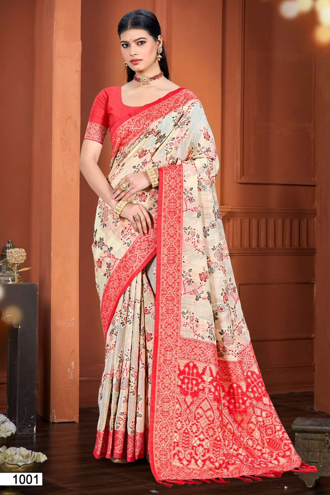 Bunawat RASA COTTAN 1001 TO 1006 Cotton Silk Saree