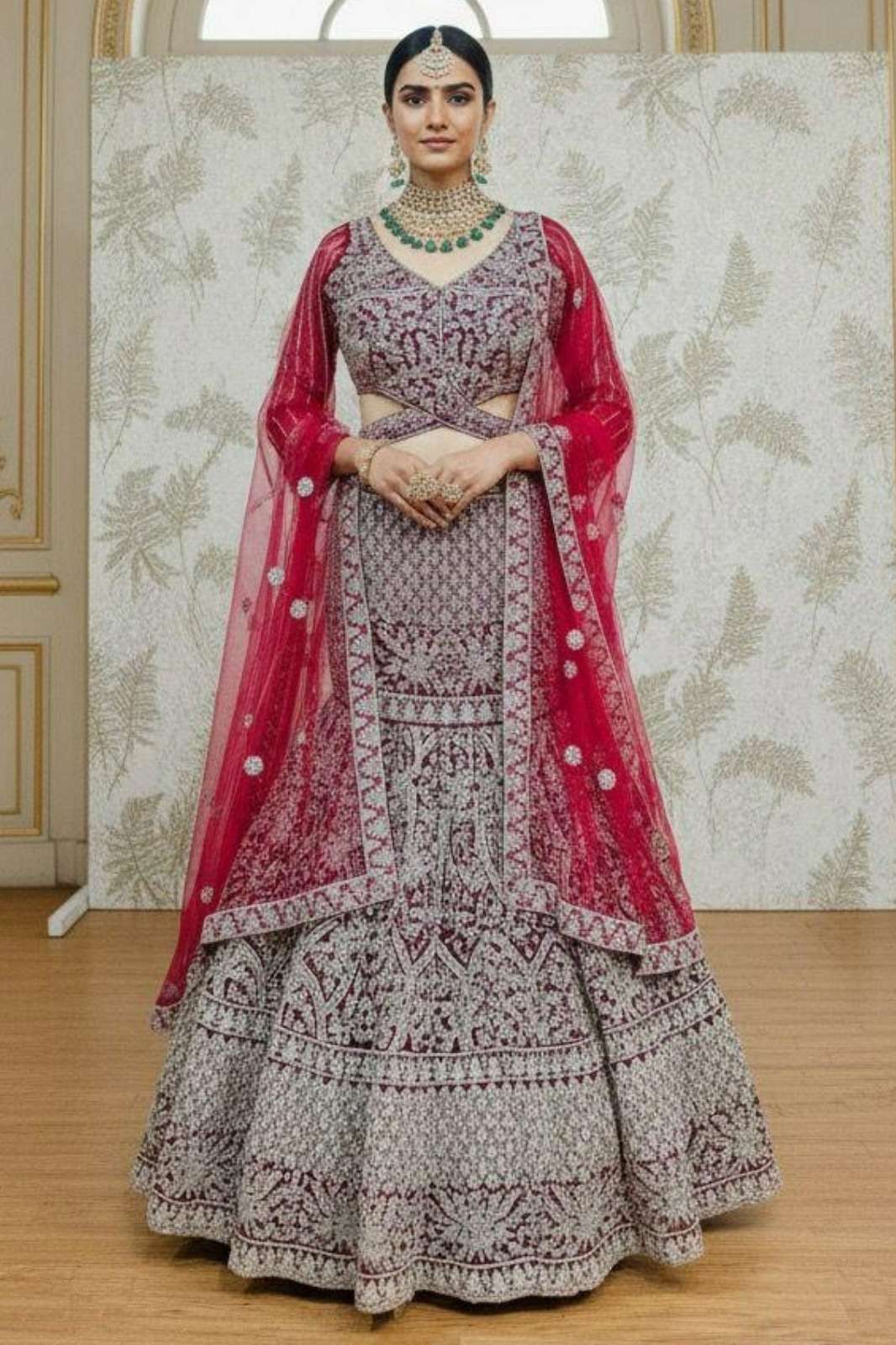 Crazy Cloths Georgette Chiffon Designer Lehenga Choli
