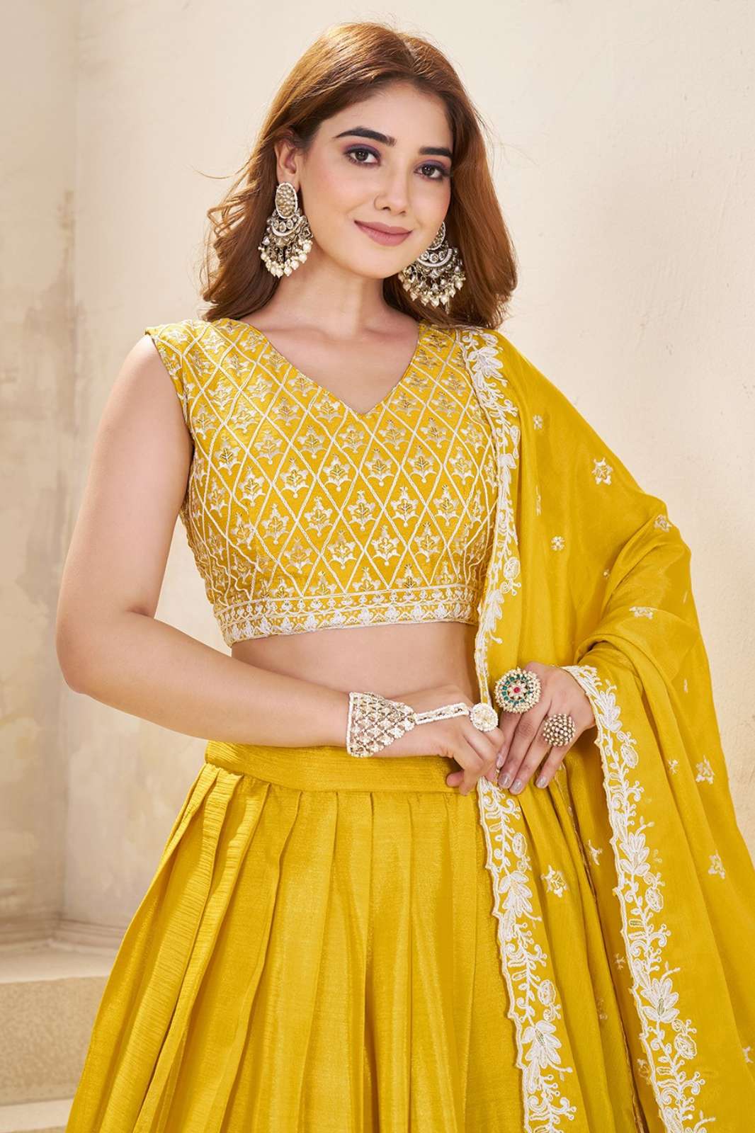 Crazy Cloths LC353 Chinon Silk Designer Sequins Lehenga Choli