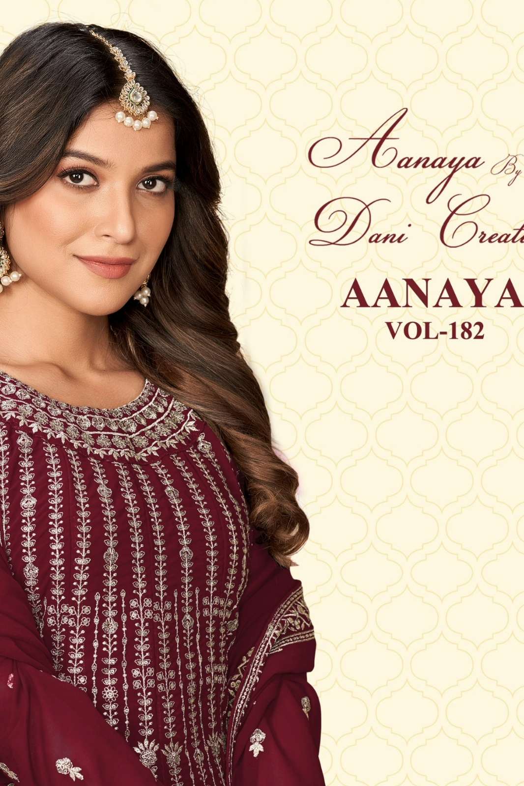 DANI AANAYA VOL 182 FAUX GEORGETTE DESIGNER SUIT