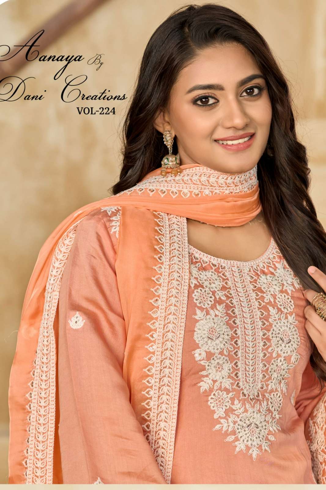 Dani AANAYA VOL 224 PV Chanderi Designer Salwar Suit