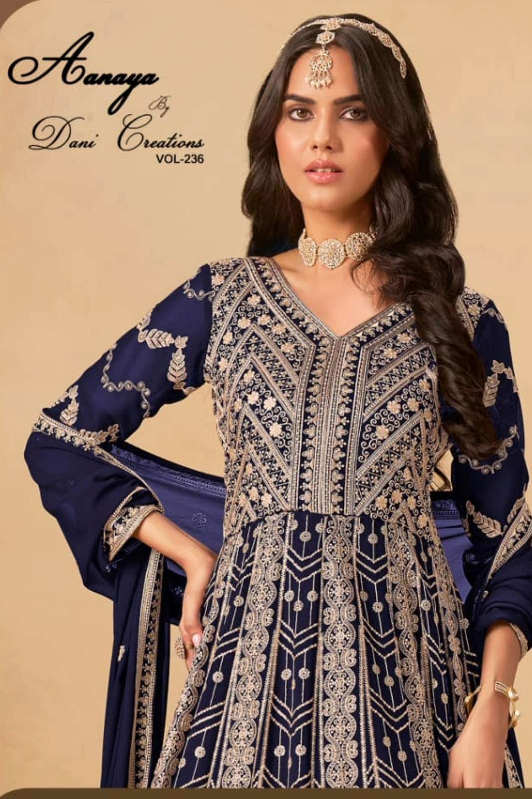 Dani AANAYA VOL 236 Faux Georgette Designer Anarkali Style Suit